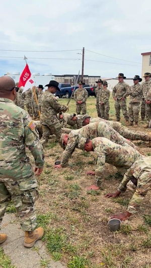 Order of the Spur: 2-415th Regiment Final Induction Ceremony