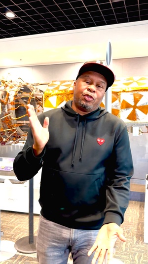 Roy Wood Jr. greeting for Los Angeles Air Force Base