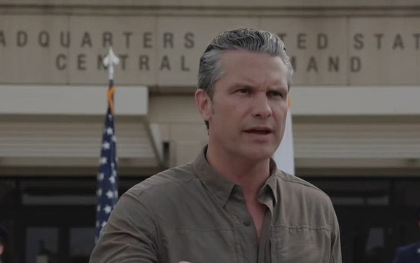 Hegseth Addresses Media in Florida