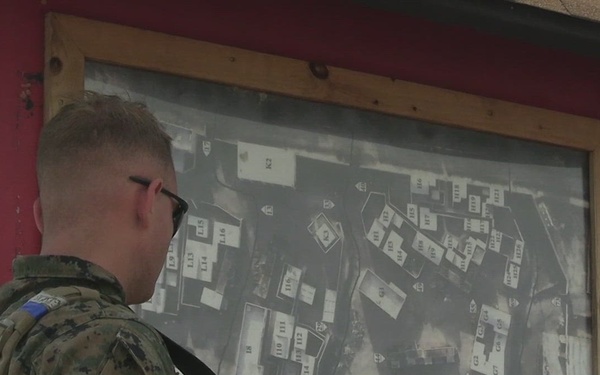 B-Roll: U.S. Marines with 1st CEB host training drills, infantry immersion trainer