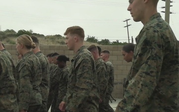 B-Roll: U.S. Marines with 1st CEB host modified swim qualification