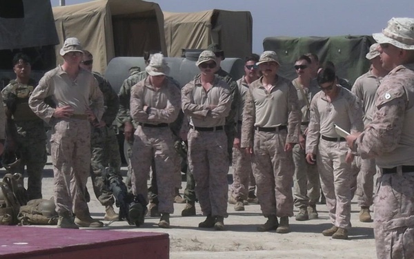 B-Roll: U.S. Marines with 1st CEB host live-fire range for midshipmen