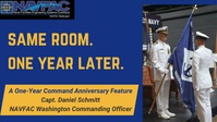 Same Room, One Year Later: Interview with NAVFAC Washington Commanding Officer Capt. Daniel Schmitt