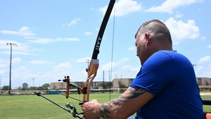 Air Force Wounded Warriors practice in preparation for Warrior Games: day 1 (broll stringer)