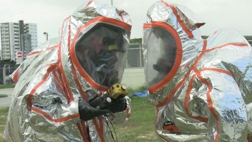 U.S. Marines, Airmen rehearse CBRN response operations during Toxic Wave 26