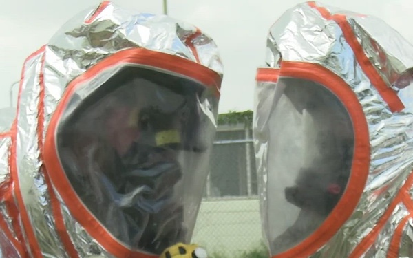 U.S. Marines, Airmen rehearse CBRN response operations during Toxic Wave 26
