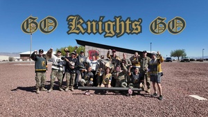 Go Knights Go: Creech AFB members support local hockey team, the Vegas Golden Knights