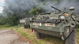 1-23 infantry 30mm Stryker B-Roll