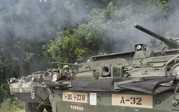 1-23 infantry 30mm Stryker B-Roll