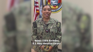 NMFDC Corpsmen celebrate the 128th Hospital Corpsman Birthday - HM2 Anastasia Sanchez