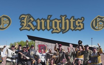 Go Knights Go: Creech AFB members support local hockey team, the Vegas Golden Knights