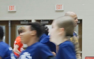 Marine Corps Sports Leadership Academy wrestling clinic (reel)