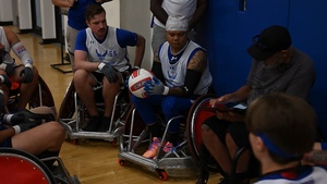Air Force Wounded Warriors train in preparation for Warrior Games: day 2 (broll stringer)