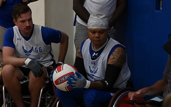 Air Force Wounded Warriors train in preparation for Warrior Games: day 2 (broll stringer)