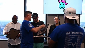 Air Force Wounded Warriors  host social event (broll stringer)