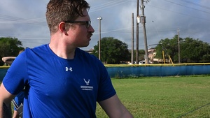 Air Force Wounded Warriors train in preparation for Warrior Games: day 3 (b roll)