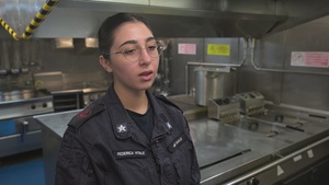 Interview: Italian Navy Seaman Federica Vitale Speaks on Operation Sea Guardian