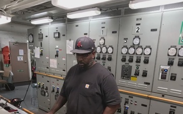 B-Roll: MV Roy Benavidez: The Engine Department