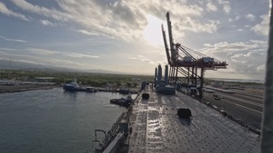 B-Roll: MV Roy Benavidez: Departs Port of Ponce, Puerto Rico