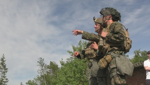U.S. Marines with 2nd LAR arrive at a sensor site during BALTOPS 26
