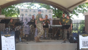 U.S. Army Reserve's 204th Army Band performs during Fort McCoy's observance of Army's 251st Birthday, Part 1