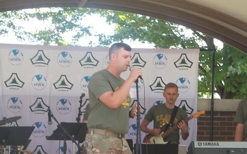 U.S. Army Reserve's 204th Army Band performs during Fort McCoy's observance of Army's 251st Birthday, Part 1