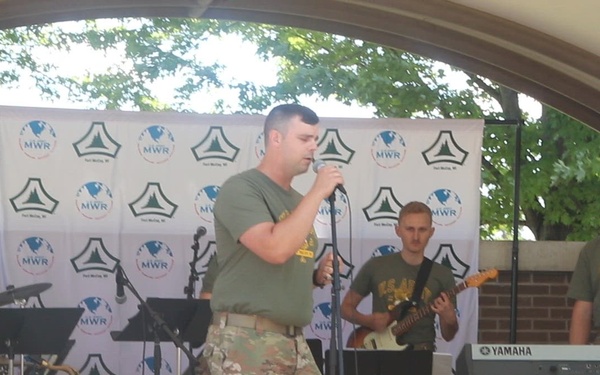 U.S. Army Reserve's 204th Army Band performs during Fort McCoy's observance of Army's 251st Birthday, Part 1