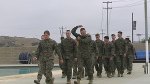 U.S. Marines with 1st CEB host modified swim qualification for FMF