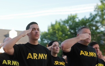 Soldiers honor Army's 251st birthday with run at Joint Base Myer-Henderson Hall