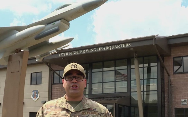 Capt. Justin Vidal NY Yankees Shoutout