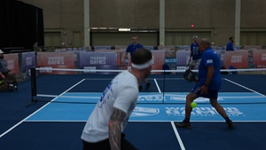Air Force Wounded Warriors train in preparation for Warrior Games: day 4 (b roll)