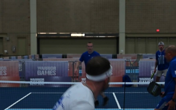 Air Force Wounded Warriors train in preparation for Warrior Games: day 4 (b roll)
