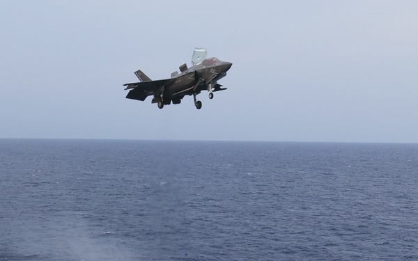 26th Marine Expeditionary Unit’s Type Commander’s Amphibious Training | F-35B carrier Qualifications