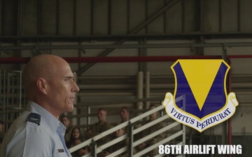 86th AW Change of Command Ceremony
