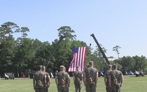 2nd Marine Logistics Group Change of Command Ceremony