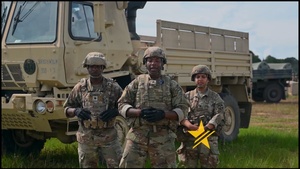 U.S. Army 251st Birthday greeting with Sgt. Reginald Rice