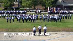 81st Training Group Change of Command Ceremony