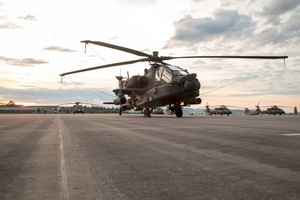 AH-64 Apache morning timelapse