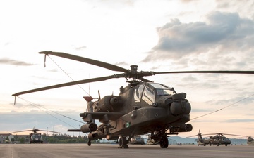 AH-64 Apache morning timelapse