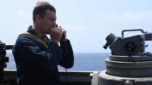 USS Delbert D. Black (DDG 119) Conducts a Replenishment-at-Sea