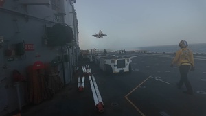 USS Tripoli Flight Operations