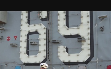 VADM Doug Perry Gives Remarks on FLEETEX 250 Aboard USS Eisenhower