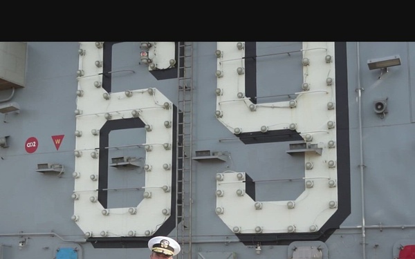 VADM Doug Perry Gives Remarks on FLEETEX 250 Aboard USS Eisenhower