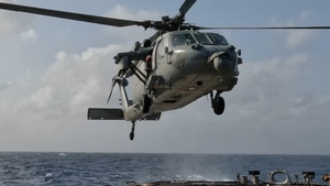 Milius Conducts Flight Operations