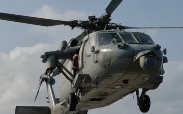 Milius Conducts Flight Operations