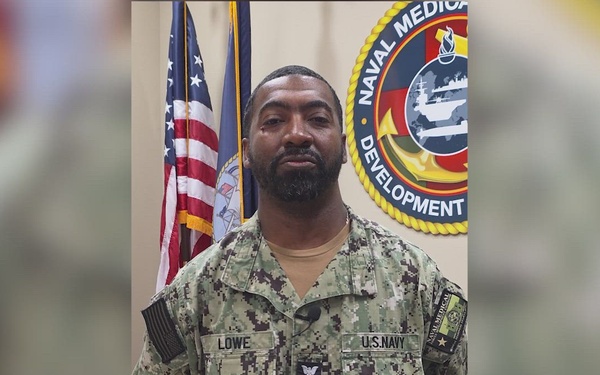 NMFDC Corpsmen celebrate the 128th Hospital Corpsman Birthday - HM1 Bryan Lowe