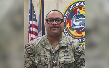 NMFDC Corpsmen celebrate the 128th Hospital Corpsman Birthday - HM1 Tommy Davidson