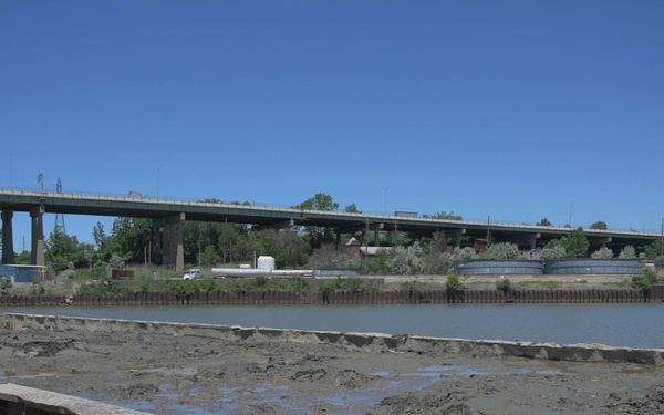 Cleveland Dredging Continues on the Cuyahoga River