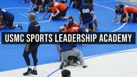 Marine Corps Sports Leadership Academy wrestling clinic
