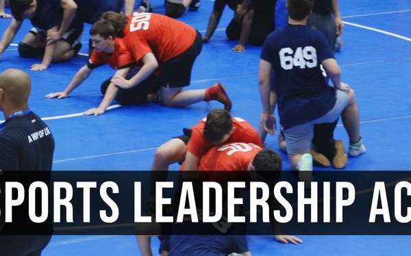 Marine Corps Sports Leadership Academy wrestling clinic